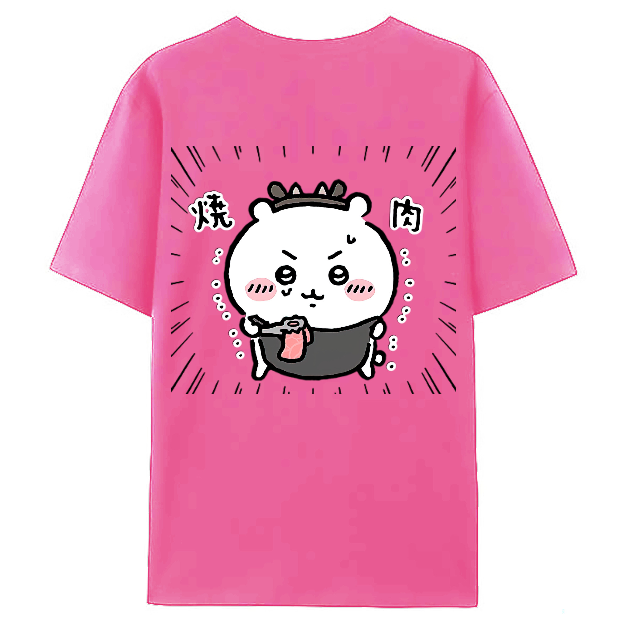 （画像用） ちいかわ ちいかわ Chii-kawa chiikawa レディース半袖Tシャツ(バックプリント)